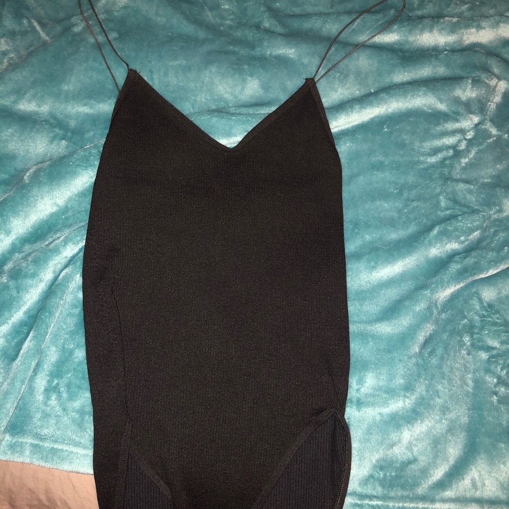black urban outfitters “out from under” body suit